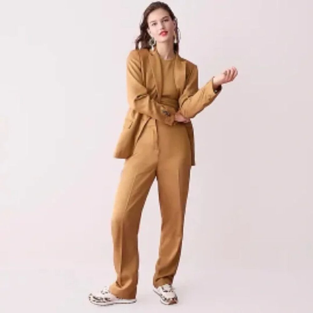 NWT J.Crew Ingrid Pant in Gramercy Twill - Size 6 - 100% Lyocell